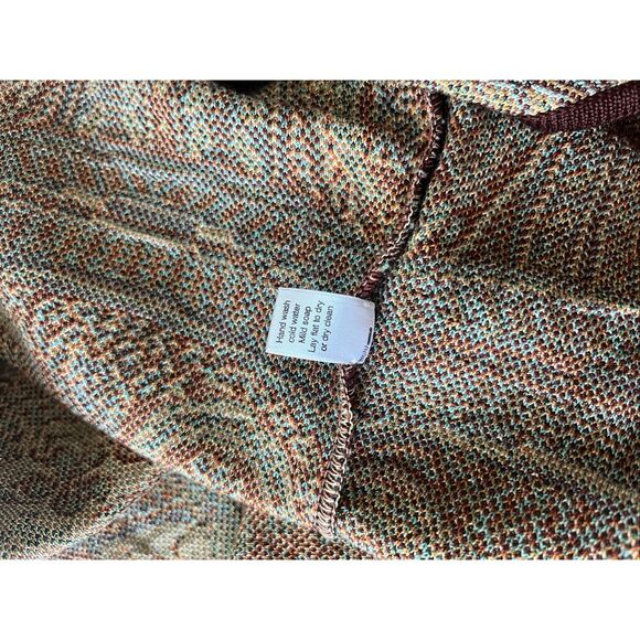 Peruvian Connection Long Cardigan Paisley Multicolor Size XL - Picture 5 of 6